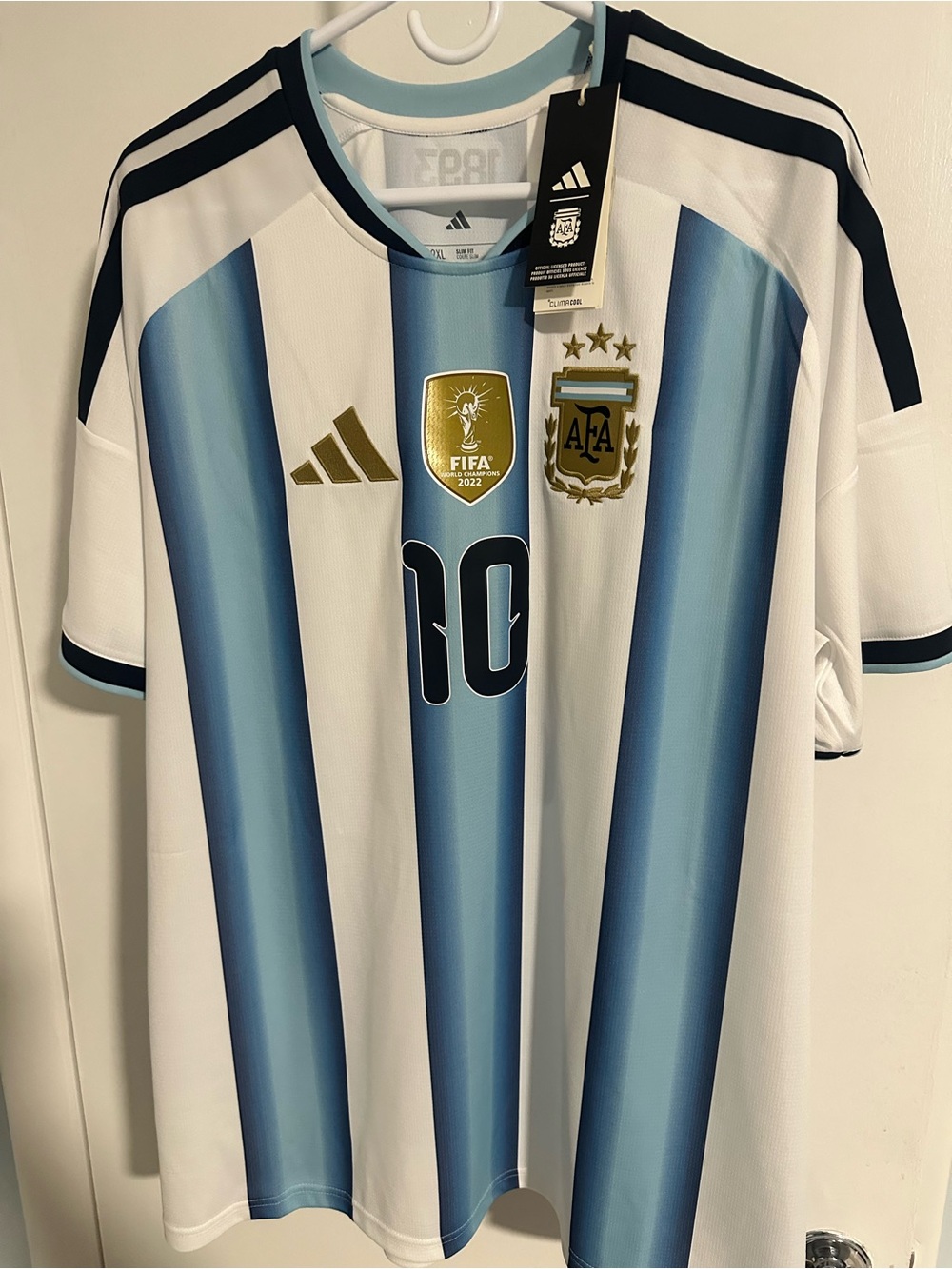 Adidas Men’s Argentina Home Messi Jersey